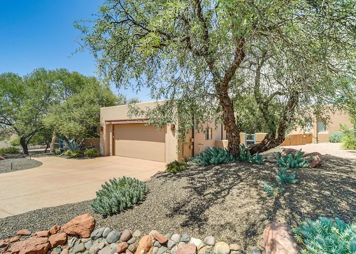 Ferienhaus 1/2 Mi To Airport Mesa! Hot Tub Haven W/ Mtn Views Sedona